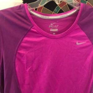 Hot pink n purple top